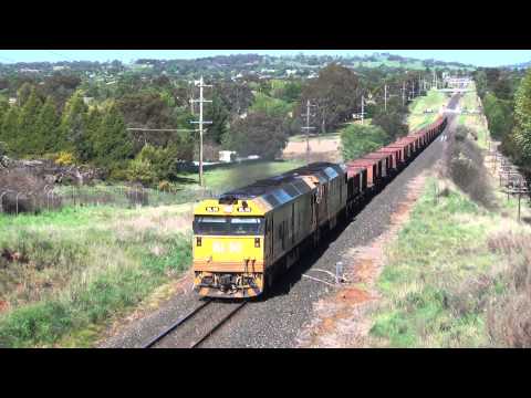 BL30,DL49 works 8936 loaded Ore train  out of Orange