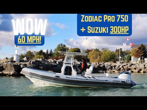 Zodiac Pro 750 + Suzuki 300HP: The Ultimate Adventure RIB (Rigid Inflatable Boat)