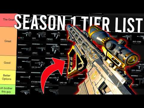 The ULTIMATE BATTLEFIELD 6 WEAPON TIERLIST For Season 1! (Best Weapons Ranking BF6)