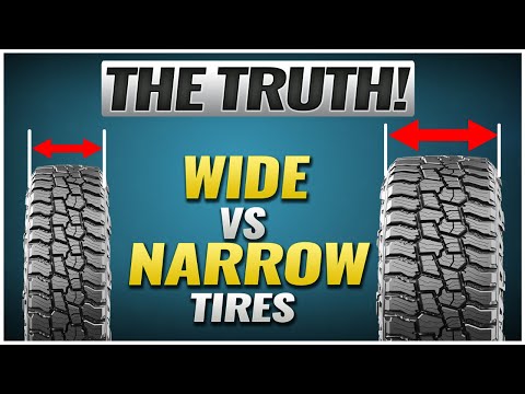Wide vs Narrow Tires - Impact on Performance, Pros, Cons, Myths and Facts