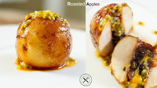 Roasted Apples – Bruno Albouze – THE REAL DEAL