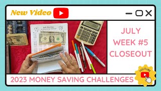 Cash Stuffing Money Saving Challenges for Weeks #5 of July - TracEy Monster Savings on Etsy