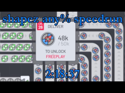 shapez any% 2:18:37 [former world record]