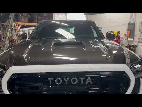 Seibon Carbon Fiber Hood on 4th Gen TRD Pro Tacoma