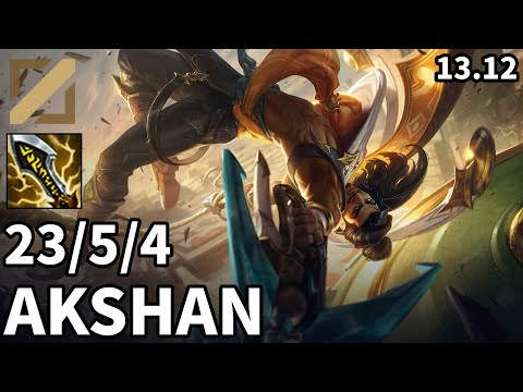 Akshan Mid vs Heimerdinger - EUW Master | Patch 13.12
