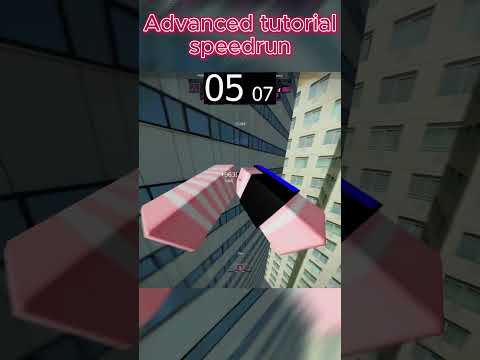 Roblox PARKOUR advanced tutorial speedrun #roblox #shorts