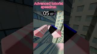 Roblox PARKOUR advanced tutorial speedrun #roblox #shorts