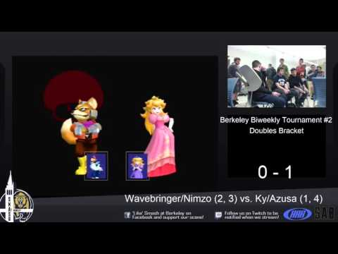 SAB Sp16 Bi-Weekly #2 - Doubles Winners Semis: Ky & Azusa vs Nimzo & Wavebringer