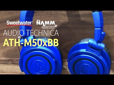 Audio-Technica ATH-M50xBB LTD Professional Monitor Headphones at Winter NAMM 2018