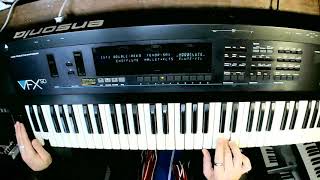 Video thumbnail for Ensoniq VFX SD (sound demonstration) by Keyboards - review - repair