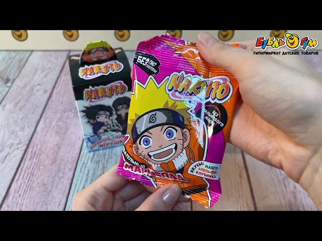 Набор SWEETBOX Naruto мармелад с игрушкой манго-клубника 34,5г - видео