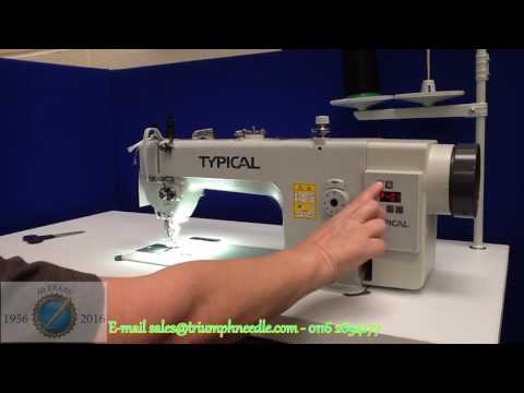 Typical Heavy Duty Top And Bottom Feed Lockstitch Sewing Machine 0303D
