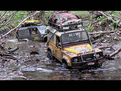 RC CWR D-90 Bayou Boyz - take on the swamp trails of Kananaskis with 2 RC4WD Gelande 2