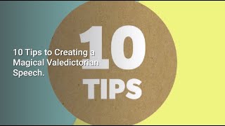 Download lagu 10 Tips to Creating a Magical Valedictorian Speech mp3 Download lagu 10 Tips to Creating a Magical Valedictorian Speech mp3