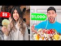 I Bought Every Cheap VS Expensive Dessert in the World!