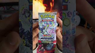 Opening Pokemon Prismatic Evolutions Until I Feel Something #pokemontcg #pokemonpulls #pokemoncards
