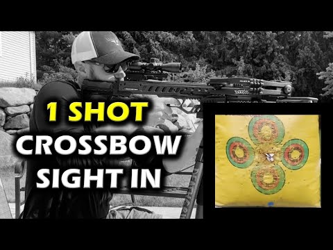 Sight In Your Crossbow with ONE SHOT