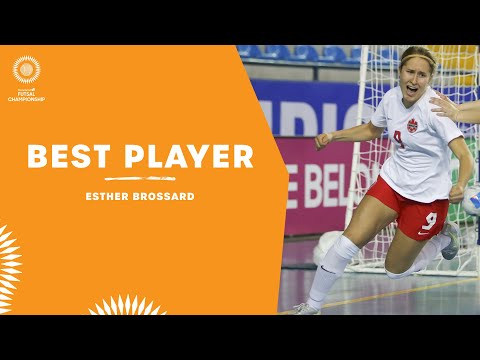 Esther Brossard | Best Player of the Tournament | Concacaf W Futsal Championship