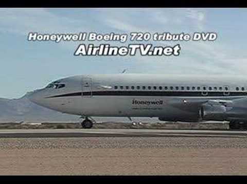 Honeywell Boeing 720 take-off at KIWA Feb 8/07