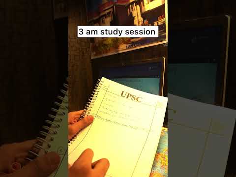 3 am study session #3am #study #upscpreparation