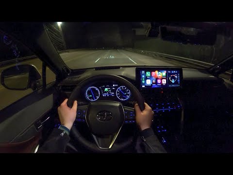 2022 Toyota Venza Limited - POV Night Drive (Binaural Audio)