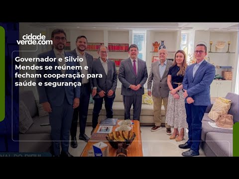 Governador e Silvio Mendes se reúnem e fecham cooperação para saúde e segurança