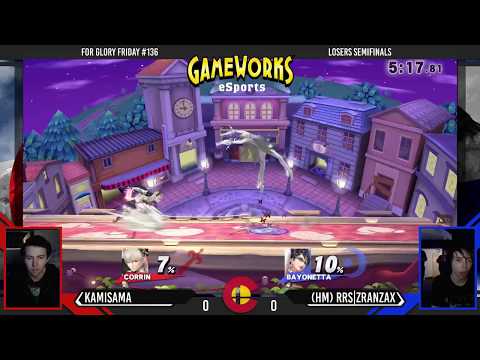For Glory Friday #136 - Kamisama (Corrin) Vs. RRS|Zranzax (Bayonetta) - Losers Semfinals
