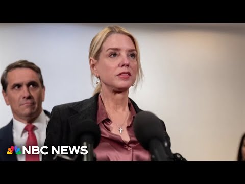 House committee releases transcript of Bondi interview about Epstein files