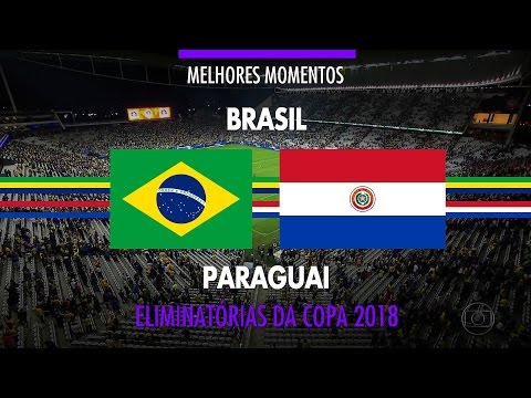 Highlights - Brazil 3 vs 0 Paraguay - 2018 Fifa World Cup Qualifiers - 03/28/2017