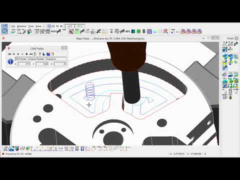 Pictures by PC CAM Software Video - Multi-Axis Machining CNC Machining