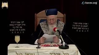 תפילתם של צדיקים והלכות תפילה  - פרשת תולדות תשס"ח - מרן הרב מרדכי אליהו (הרב מרדכי אליהו זצ"ל) - התמונה מוצגת ישירות מתוך אתר האינטרנט יוטיוב. זכויות היוצרים בתמונה שייכות ליוצרה. קישור קרדיט למקור התוכן נמצא בתוך דף הסרטון