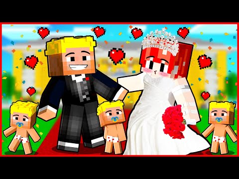 EFEKAN VE ESRA EVLENDİ BİR SÜRÜ BEBEKELRİ OLDU 🥰 - Minecraft