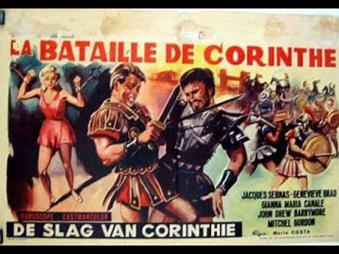 La bataille de Corinthe 1961  , film aventure, Péplum, Historique complet en français