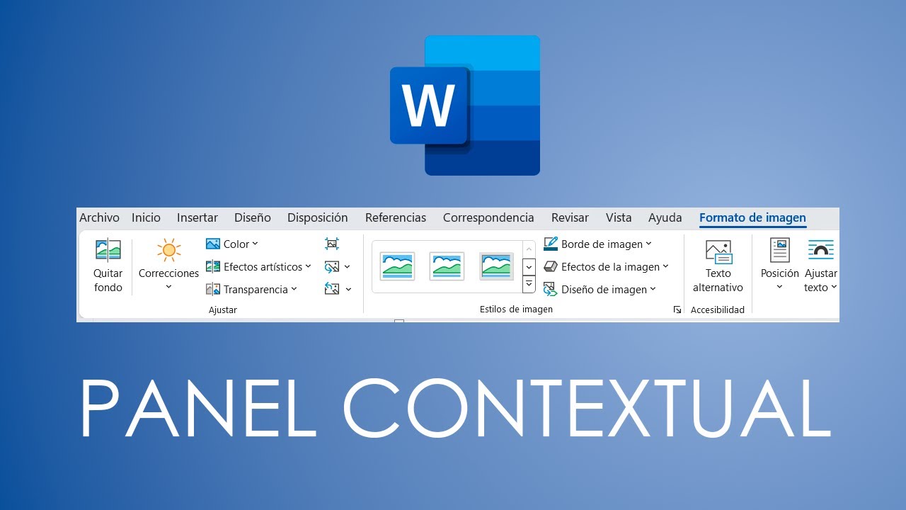 El PANEL CONTEXTUAL en Word