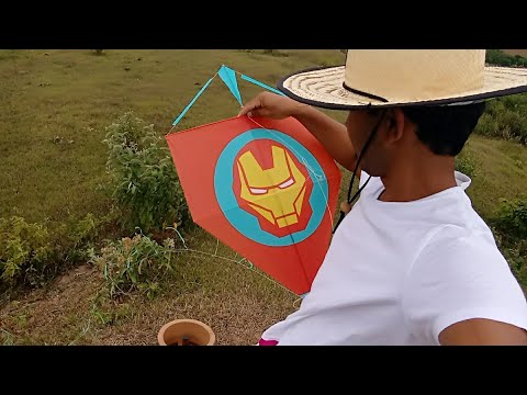 pipa vazada, tema "homem de ferro" mais uma pra coleção...