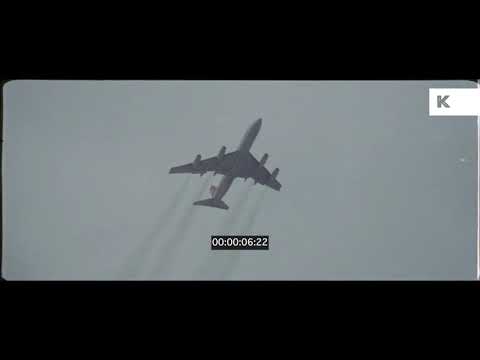 1960s, 1970s Panavision Convair Coronado Takes Off, 35mm