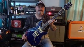 Video thumbnail for PRS Standard SE in translucent blue review by Rocktalk101