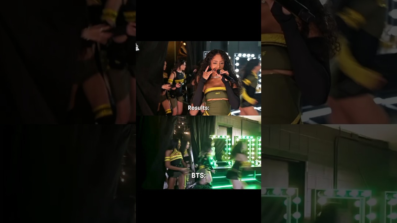 Katseye Grammy performance results vs behind the scenes 🤍 #katseye #shorts