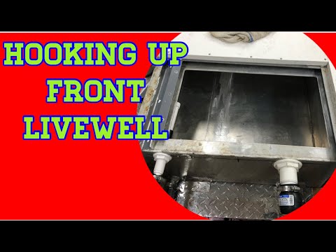 HOOKING UP LIVE WELL PLUMBING  AND BOAT THROUGH HULL INSTALLATION