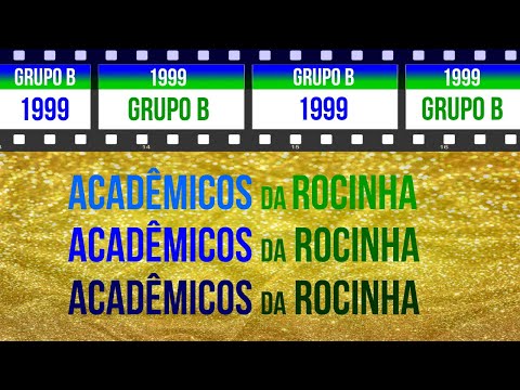 [Desfile] Acadêmicos da Rocinha 1999 - "1999, fim de século. Recordar é viver"