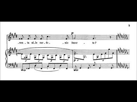 Ottorino Respighi - Notte (Baritone version) (1912) [Score]