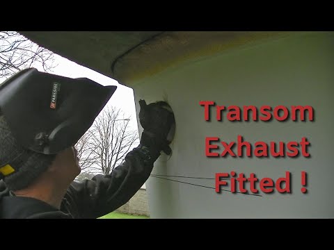 New Transom exhaust and new aft tanks FINISHED!  EP 44 Building Shibumi