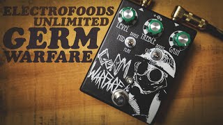 Video thumbnail for DEMOS IN THE DARK: ELECTROFOODS ULTD - GERM WARFARE GERMANIUM BOOST // DEMO by Demos In The Dark