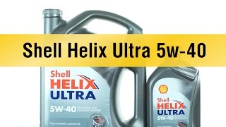 Shell Helix Ultra 5W-40 4 л - відео 1