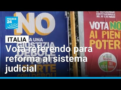 Italians voten un referèndum per reformar el sistema judicial