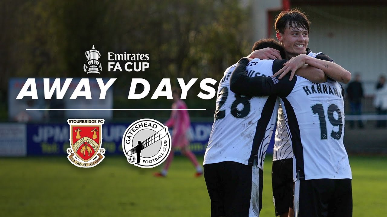 Luke Hannant bags WORLDIE in FA Cup 4RQ win! 🚀 | Stourbridge 0-3 Gateshead | AWAY DAYS