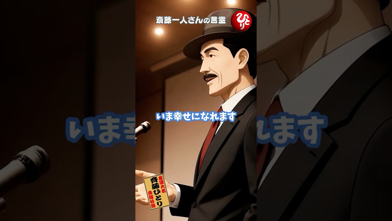 【斎藤一人】今すぐ幸せになれる方法、教えます。