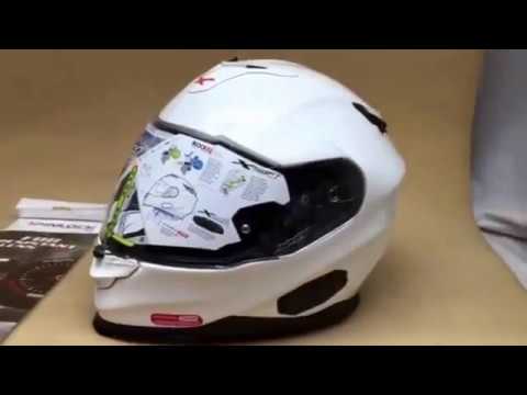 Nexx XT1. Plain white ultimate motorcycle helmet positive locking visor www.nexx-helmets.co.uk. Call