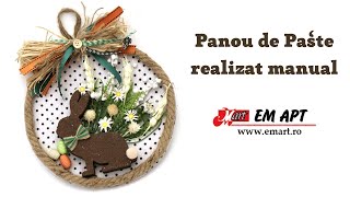 Panou de Paște realizat manual