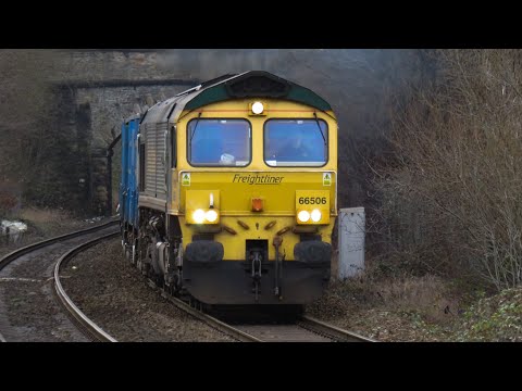 Freightliner Class 66 No. 66506 on 6F33 Bredbury - Runcorn F.L @ Hyde Central on 07.01.2020 - HD